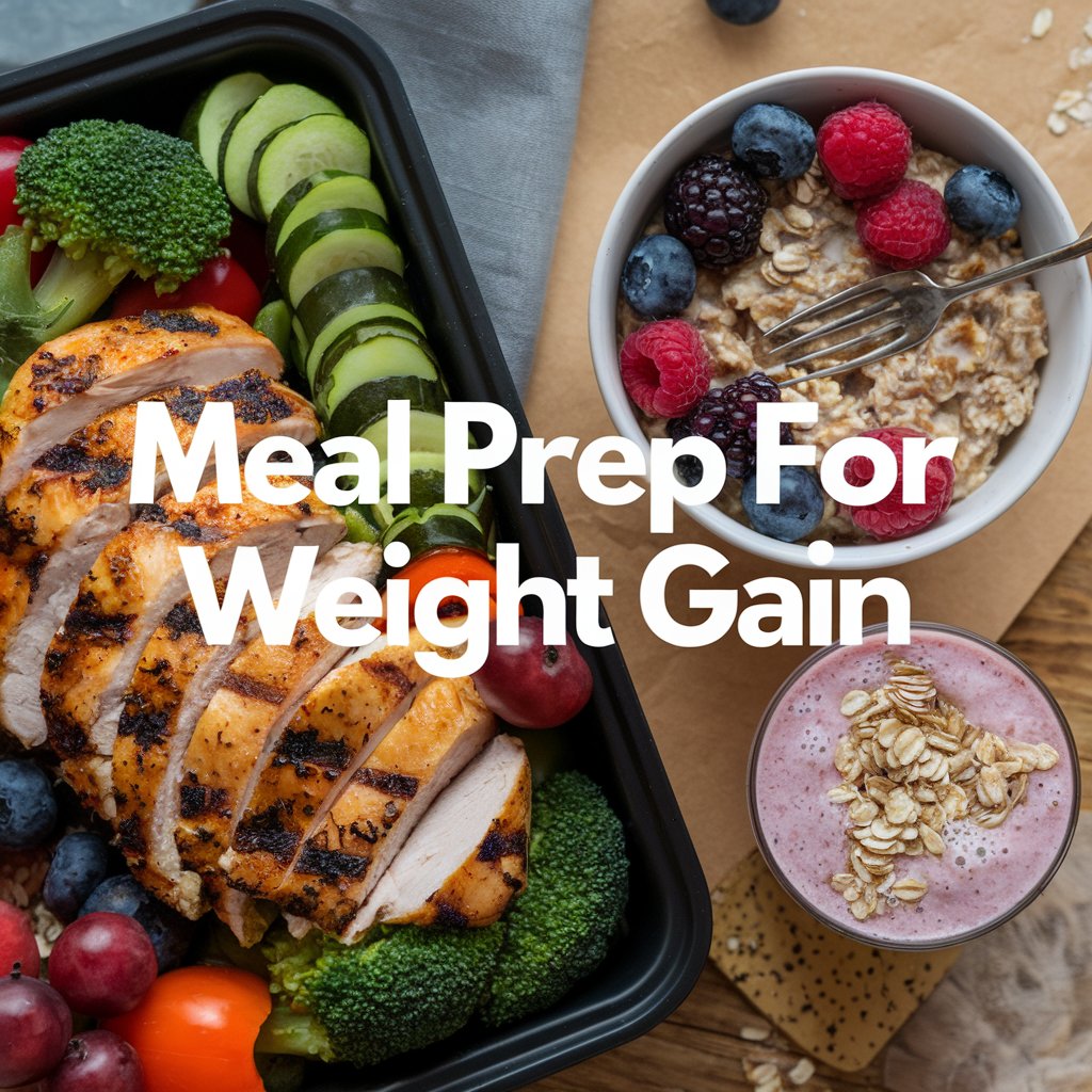 how to meal prep for weight gain